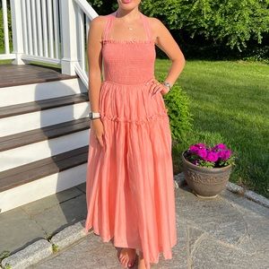 Mable Orange Maxi Dress